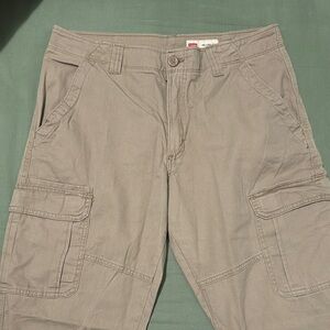 Wrangler Men's Relaxed Fit Flex Cargo Pants - Khaki 32x30